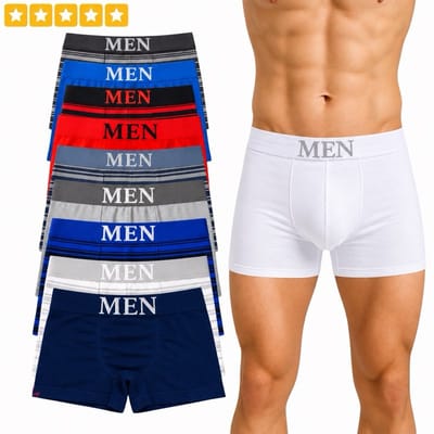 Kit Cuecas Boxer Masculino Adulto Conforto