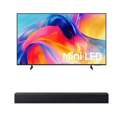 Combo Samsung Smart TV 50 Mini LED 4K M75H + Soundbar HW-B400F