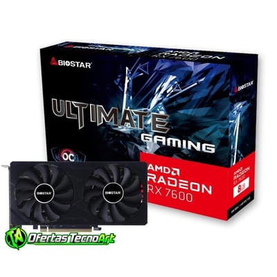 Placa de Vídeo Biostar AMD Radeon RX 7600 OC 8GB GDDR6