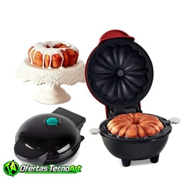 Mini Máquina Elétrica para Assar Bolos Antiaderente 110v