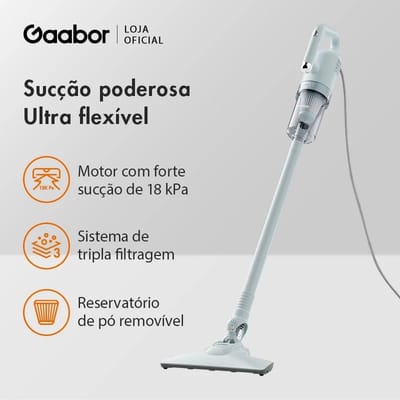 Aspirador de Pó Gaabor 2 em 1, 18.000Pa