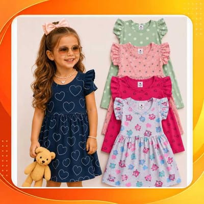 Kit Vestido Infantil Blogueirinha 1 a 10 Anos