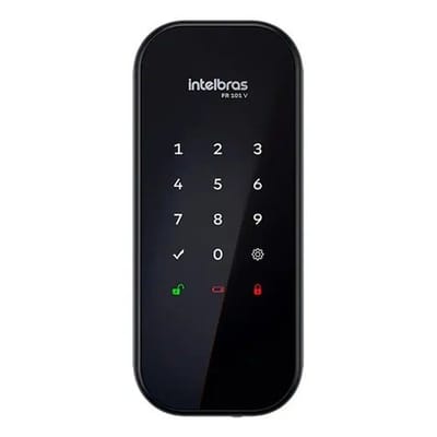 Fechadura Digital De Sobrepor Fr 101 V Preta Intelbras