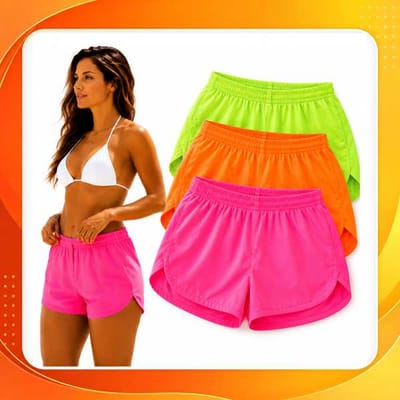 Shortinho Shorts Feminino Tactel Academia Fitness