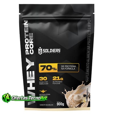 Whey Core 70% Concentrada 900g Soldiers Nutrition