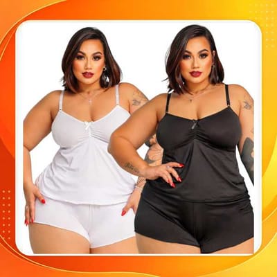 Baby Doll Plus Size Short Doll Liso Liganete Premium