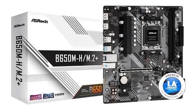 Placa Mãe ASRock B650m-H/M.2+ AM5 mATX DDR5