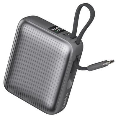 Bateria Portátil Basike 10000mAh 35W Cinza