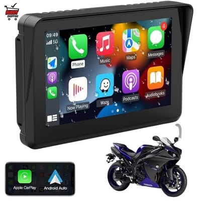 Multimídia Moto Carplay Android Auto 5'' Touch
