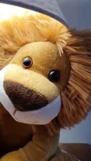 Abajur Infantil Safari Leao para Quarto de Bebe