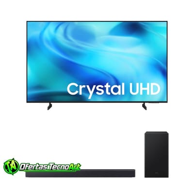 Smart TV 50" Samsung Crystal UHD 4K + Soundbar B450F