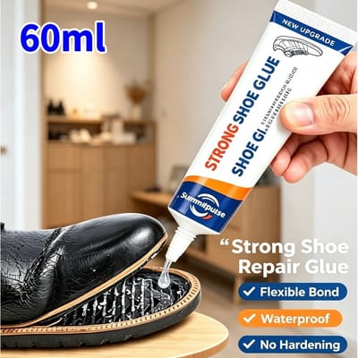 Cola para Sapato 60ml Transparente Impermeável
