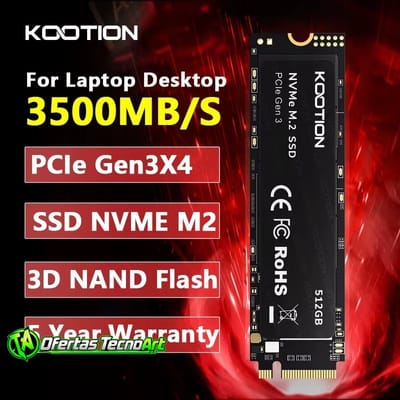 SSD NVMe Kootion 1TB X15 M2 3500MBs