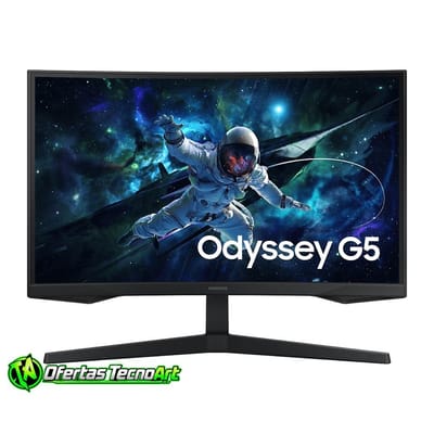 Monitor Curvo Gamer Samsung Odyssey G5 32 QHD 165Hz