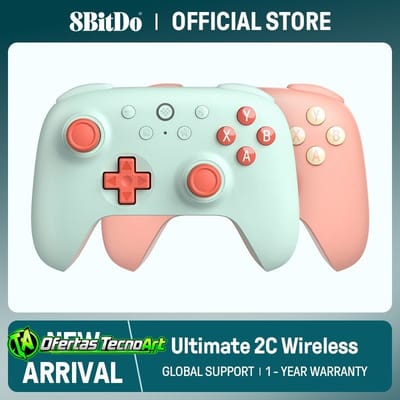 Controle Sem Fio 8BitDo Ultimate 2C para PC e Android