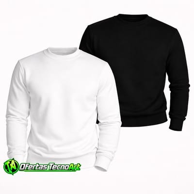 Kit 2 Moletom Gola Careca Inverno