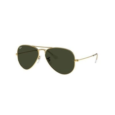 Óculos de Sol Ray-Ban Aviator Dourado Tam 58