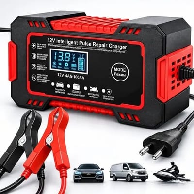Carregador Inteligente de Bateria 12V 6A Bivolt