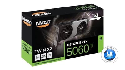 Placa de Vídeo RTX 5060 Ti 8GB Inno3D Twin X2 GDDR7