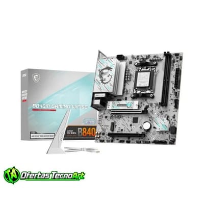 Placa Mãe MSI B840M Gaming WiFi 6E AM5 DDR5 mATX