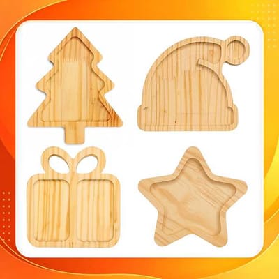 Kit Tábua Petisqueira Natal Decoração de Mesa