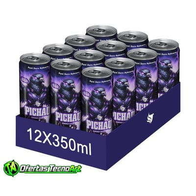 Pack Energético Pichau Açai Zero 350ml 12 unidades