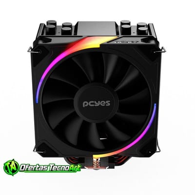 Cooler Para Processador Pcyes Frost Pulse Argb Black Vulcan