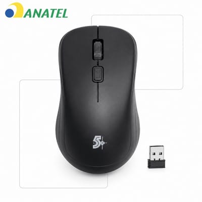 Mouse Sem Fio Wireless 2.4GHz 1000 DPI USB