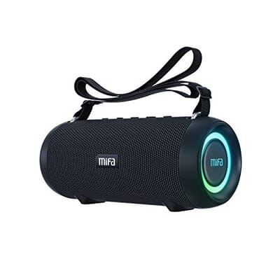 MIFA A90 Caixas de Som Portáteis Bluetooth, Alto-falante Bluetooth portátil IPX7 à prova d'água, 60W Bass, Emparelhamento estéreo sem fio, Mic embutido, Suporte Micro SD, USB, AUX-in, USB-C Charing