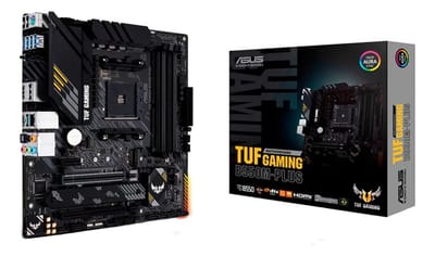 Placa-Mãe ASUS TUF Gaming B550M-PLUS DDR4 AMD AM4 Micro-ATX RGB