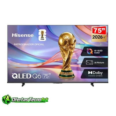 Smart TV Hisense 75" QLED 4K UHD HDR10+ 60Hz — 75Q6QVV