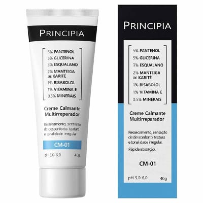 Creme Calmante Multirreparador Facial CM-01 Principia 40g