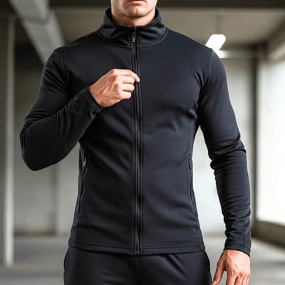 Jaqueta Térmica Masculina em Malha com Elastano