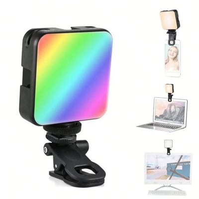 Iluminação Fotográfica Noturna De Preenchimento Mini LED Luz De Vídeo De Lâmpada Portátil Fotografia