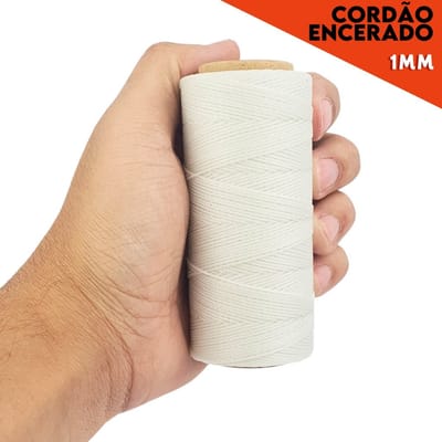 Cordão Encerado 1mm - Fio Cordone - Linha 100 Metros