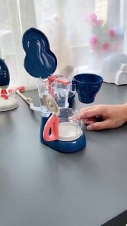 Mini Household Appliances Cozinha Brinquedos, fingir jogar conjunto com cafeteira liquidificador misturador e torradeira para crianças meninos meninas presentes