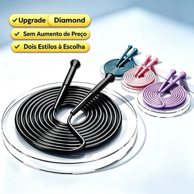 Corda de Pular Profissional Ajustável de PVC 280cm