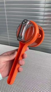 Descascador De Legumes e Frutas Com Caixa De Armazenamento Lamina Aço Inox Utensílios De Cozinha