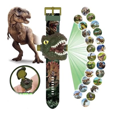 Relógio Infantil Dinossauro 3D