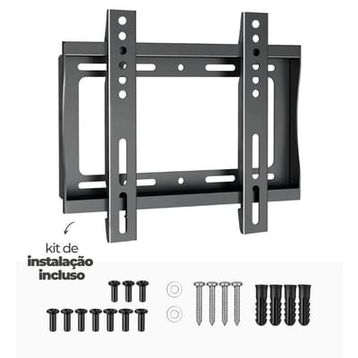 Suporte de TV Fixo para Parede - até 55" e 25kg