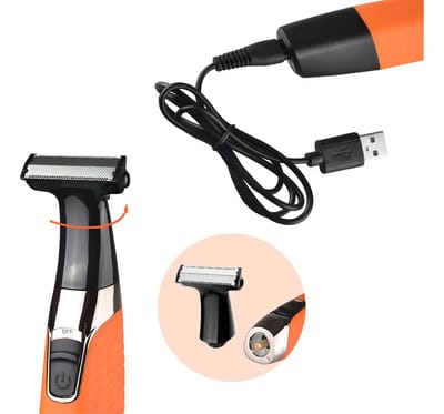 Barbeador Elétrico Kemei à Prova d'Água