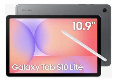 Tablet Samsung Galaxy Tab S10 Lite WiFi, 256GB, 8GB RAM, Tela 10.9", S Pen e Capa Smartbook Cover Inclusas