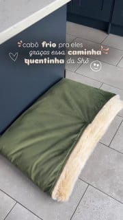 Caminha de Cachorro Cama Pet Saquinho de Dormir Para Gato Pele de Carneiro Canguru