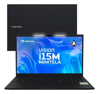 Notebook Positivo Vision I15m com Minitela Intel Core i3 8GB SSD 256GB 15,6" Full HD IPS