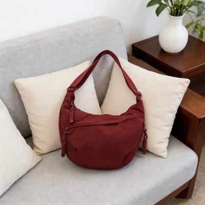 Bolsa Transversal De Nylon Repelente De Água