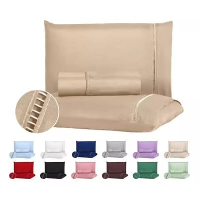 Lencol Queen 400 Fios Micropercal Cama Casal Solteiro