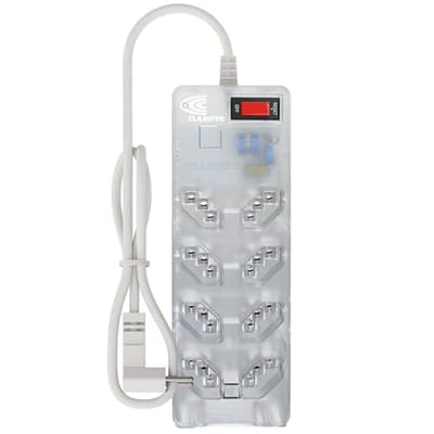 Filtro de Linha iCLAMPER Energia 8 com Proteção contra Surtos (8 Tomadas, 3 Pinos, 10A, Bivolt)