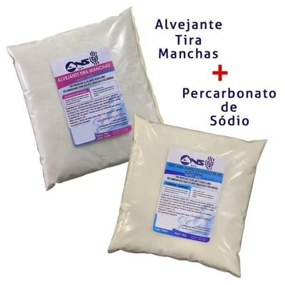Maciez Tira manchas alvejantex 1kg + Percarbonatox de sódio 1kg