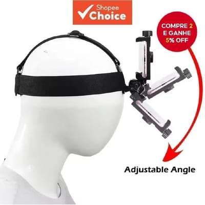 Suporte Ajustável para Telefone com Clipe
