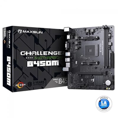 Placa Mãe Maxsun B450m Ms-Challenger